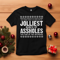 Funny Christmas Vacation Jolliest Bunch Of Assholes T Shirt Xmas Movie - Wonder Print Shop