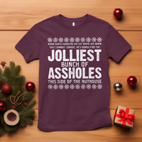 Funny Christmas Vacation Jolliest Bunch Of Assholes T Shirt Xmas Movie - Wonder Print Shop