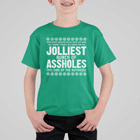 Funny Christmas Vacation Jolliest Bunch Of Assholes T Shirt For Kid Xmas Movie - Wonder Print Shop