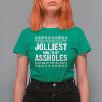 Funny Christmas Vacation Jolliest Bunch Of Assholes T Shirt For Women Xmas Movie - Wonder Print Shop