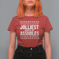 Funny Christmas Vacation Jolliest Bunch Of Assholes T Shirt For Women Xmas Movie - Wonder Print Shop