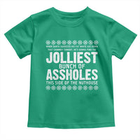 Funny Christmas Vacation Jolliest Bunch Of Assholes Toddler T Shirt Xmas Movie - Wonder Print Shop