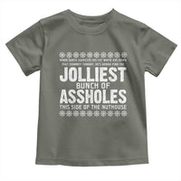 Funny Christmas Vacation Jolliest Bunch Of Assholes Toddler T Shirt Xmas Movie - Wonder Print Shop