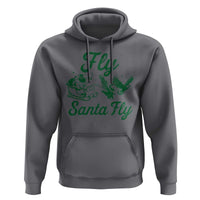 Funny Christmas Philadelphia Fan Hoodie Fly Santa Fly Eagles Philly Pride - Wonder Print Shop