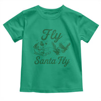 Funny Christmas Philadelphia Fan Toddler T Shirt Fly Santa Fly Eagles Philly Pride - Wonder Print Shop
