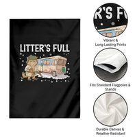 Funny Christmas Vacation Litter's Full Cat Garden Flag Xmas Movie - Wonder Print Shop