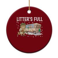 Funny Christmas Vacation Litter's Full Cat Ceramic Ornament Xmas Movie - Wonder Print Shop