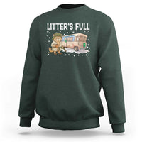 Funny Christmas Vacation Litter's Full Cat Sweatshirt Xmas Movie - Wonder Print Shop