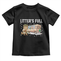 Funny Christmas Vacation Litter's Full Cat Toddler T Shirt Xmas Movie - Wonder Print Shop