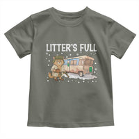 Funny Christmas Vacation Litter's Full Cat Toddler T Shirt Xmas Movie - Wonder Print Shop