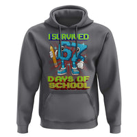 Funny I Survived 67 Days Of School Hoodie Six Seven Meme Pixel Game Gen Alpha - Wonder Print Shop