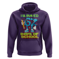 Funny I Survived 67 Days Of School Hoodie Six Seven Meme Pixel Game Gen Alpha - Wonder Print Shop