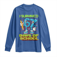 Funny I Survived 67 Days Of School Long Sleeve Shirt Six Seven Meme Pixel Game Gen Alpha - Wonder Print Shop