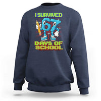 Funny I Survived 67 Days Of School Sweatshirt Six Seven Meme Pixel Game Gen Alpha - Wonder Print Shop