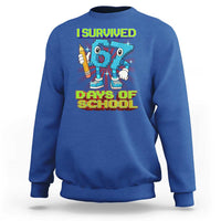Funny I Survived 67 Days Of School Sweatshirt Six Seven Meme Pixel Game Gen Alpha - Wonder Print Shop