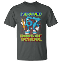 Funny I Survived 67 Days Of School T Shirt Six Seven Meme Pixel Game Gen Alpha - Wonder Print Shop