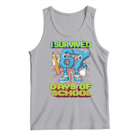 Funny I Survived 67 Days Of School Tank Top Six Seven Meme Pixel Game Gen Alpha - Wonder Print Shop