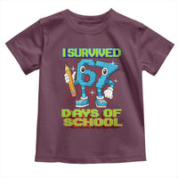 Funny I Survived 67 Days Of School Toddler T Shirt Six Seven Meme Pixel Game Gen Alpha - Wonder Print Shop