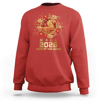 Chinese New Year 2026 Year of The Horse Sweatshirt Golden Zodiac Horse - Wonder Print Shop