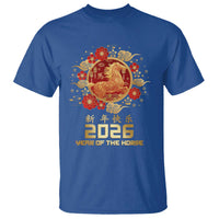Chinese New Year 2026 Year of The Horse T Shirt Golden Zodiac Horse - Wonder Print Shop