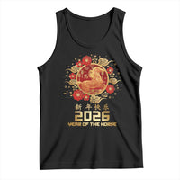 Chinese New Year 2026 Year of The Horse Tank Top Golden Zodiac Horse - Wonder Print Shop