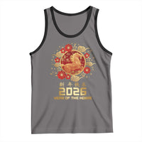 Chinese New Year 2026 Year of The Horse Tank Top Golden Zodiac Horse - Wonder Print Shop
