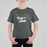 Funny Buon Anno Itlalian New Year T Shirt For Kid Italy Heart - Wonder Print Shop