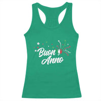 Funny Buon Anno Itlalian New Year Racerback Tank Top Italy Heart - Wonder Print Shop