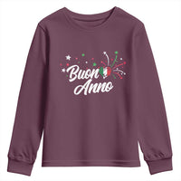 Funny Buon Anno Itlalian New Year Youth Sweatshirt Italy Heart - Wonder Print Shop