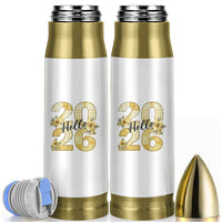 Hello New Year 2026 Vintage Floral Patchwork Quilt Bullet Tumbler - Wonder Print Shop