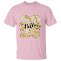 Hello New Year 2026 Vintage Floral Patchwork Quilt T Shirt - Wonder Print Shop