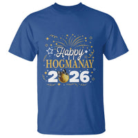 Scottish New Year 2026 T Shirt Happy Hogmanay NYE Party Faux Glitter Effect Printed - Wonder Print Shop