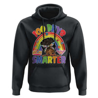 Funny 100 Days Smarter Afro African American Girl Hoodie