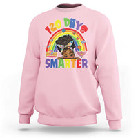 Funny 120 Days Smarter Afro African American Girl Sweatshirt