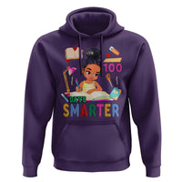 Funny 100 Days Smarter Black Afro African American Girl Hoodie