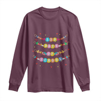 Funny 120 Days Of School Bracelet Long Sleeve Shirt