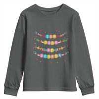 Funny 120 Days Of School Bracelet Youth Sweatshirt