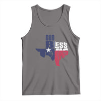 American Texan Tank Top God Bless Texas TX Flag