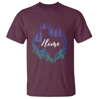 Texas Home State Map Pride Bluebonnets T Shirt