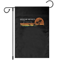 Gulf Of Mexico Forever Garden Flag Beach Palm Treen Vintage Retro - Wonder Print Shop