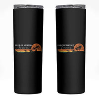 Gulf Of Mexico Forever Skinny Tumbler Beach Palm Treen Vintage Retro