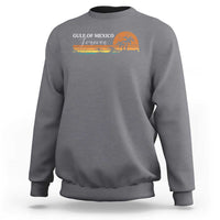 Gulf Of Mexico Forever Sweatshirt Beach Palm Treen Vintage Retro