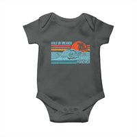 Gulf Of Mexico Forever Baby Onesie Vintage Retro Beach Coconut Tree