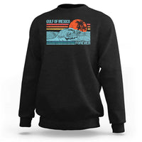 Gulf Of Mexico Forever Sweatshirt Vintage Retro Beach Coconut Tree