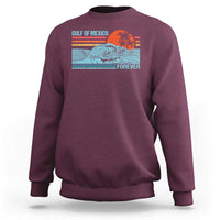Gulf Of Mexico Forever Sweatshirt Vintage Retro Beach Coconut Tree