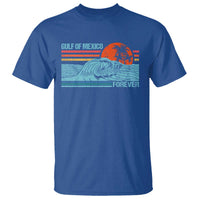 Gulf Of Mexico Forever T Shirt Vintage Retro Beach Coconut Tree