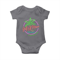 Gulf Of Mexico Forever Baby Onesie Beach Coconut Palm Tree Neon Light
