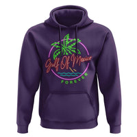 Gulf Of Mexico Forever Hoodie Beach Coconut Palm Tree Neon Light