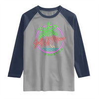 Gulf Of Mexico Forever Raglan Shirt Beach Coconut Palm Tree Neon Light