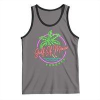 Gulf Of Mexico Forever Tank Top Beach Coconut Palm Tree Neon Light